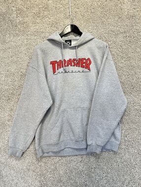 Thrasher Magazine Gray Hoodie XL Cotton Blend
